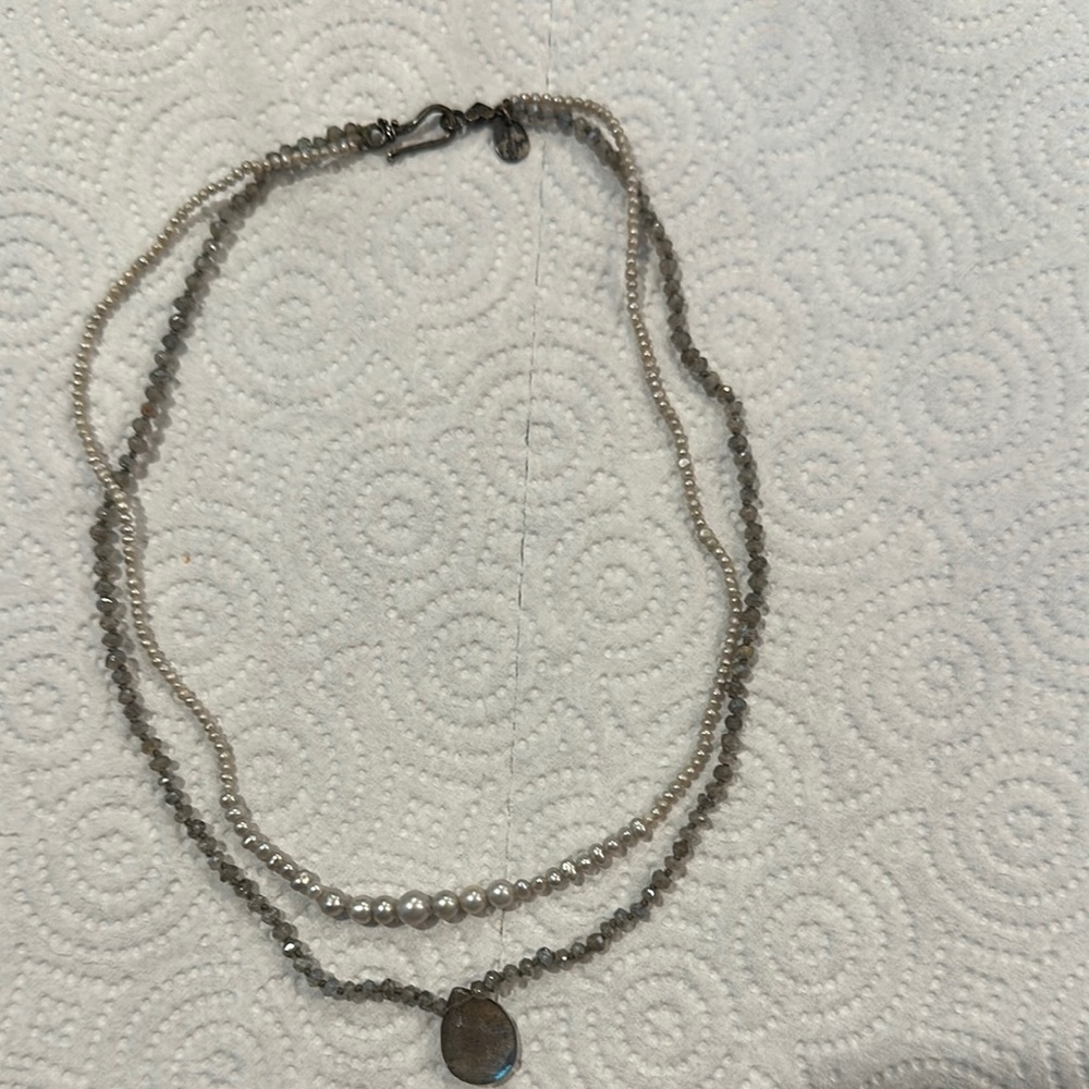 Elegant Silver Necklace Set